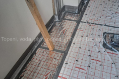Rodinný dům Veliká - Podlahové topení