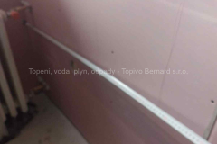 Rozvody topení, vody a odpadů - Penzion Sykovec