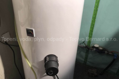 Výměna bojleru - RD Hamry nad Sázavou